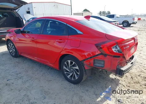 2017 Honda Civic Ex из США, поврежденный, VIN 2HGFC2F77HH516995